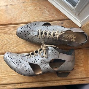 Rieker Antistress Comfortable Cute Grey Low Heels